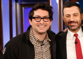 Josh Halloway with Jimmy Kimmel